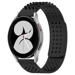 Dây đồng hồ silicone thoáng khí 3D chấm lỗ 20mm, dành cho Samsung Galaxy Watch 4 44mm, dành cho Samsung Galaxy Watch 4 40mm, dành cho Samsung Galaxy Watch 4 Classic 46mm