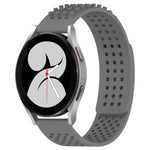 Dây đồng hồ silicone thoáng khí 3D chấm lỗ 20mm, dành cho Samsung Galaxy Watch 4 44mm, dành cho Samsung Galaxy Watch 4 40mm, dành cho Samsung Galaxy Watch 4 Classic 46mm