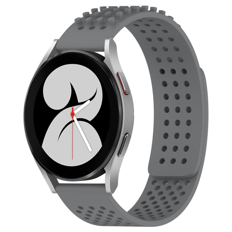 Dây đồng hồ silicone thoáng khí 3D chấm lỗ 20mm, dành cho Samsung Galaxy Watch 4 44mm, dành cho Samsung Galaxy Watch 4 40mm, dành cho Samsung Galaxy Watch 4 Classic 46mm