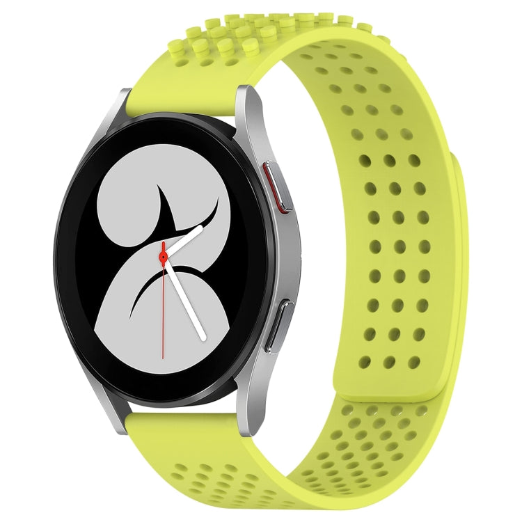 Dây đồng hồ silicone thoáng khí 3D chấm lỗ 20mm, dành cho Samsung Galaxy Watch 4 44mm, dành cho Samsung Galaxy Watch 4 40mm, dành cho Samsung Galaxy Watch 4 Classic 46mm