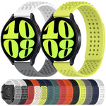 Dây đồng hồ silicone thoáng khí 3D chấm lỗ 20mm, cho Samsung Galaxy Watch 4 Classic 42mm, cho Samsung Galaxy Watch Active 2 44mm, cho Samsung Galaxy Watch Active 2 40mm