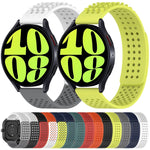 Dây đồng hồ silicone thoáng khí 3D chấm lỗ 20mm, dành cho Samsung Galaxy Watch 4 44mm, dành cho Samsung Galaxy Watch 4 40mm, dành cho Samsung Galaxy Watch 4 Classic 46mm