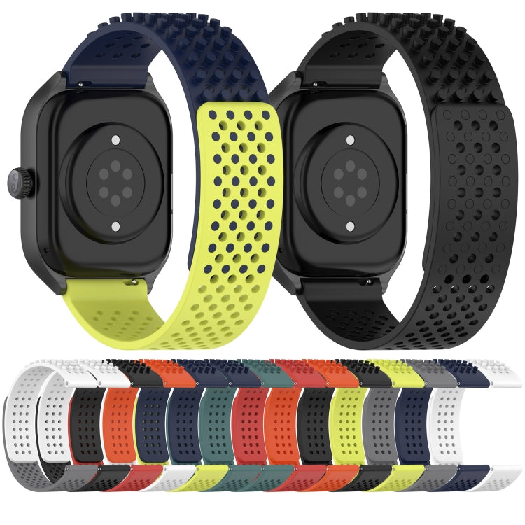 Dây đồng hồ silicone thoáng khí 3D chấm lỗ 20mm, dành cho Samsung Galaxy Watch 6 Classic 47mm, dành cho Samsung Galaxy Watch 6 44mm, dành cho Samsung Galaxy Watch 6 40mm