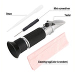 RZ120 Máy đo tỷ trọng thủ công chính hãng cho bia, Brix, Wort, đường, rượu, dụng cụ đo thủy tĩnh