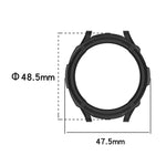 Ốp bảo vệ đồng hồ ENKAY Hat-Prince 2 trong 1 TPU + kính cường lực 9H 0.2mm, cho Samsung Galaxy Watch6 Classic 47mm, cho Samsung Galaxy Watch6 Classic 43mm