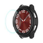 Ốp bảo vệ đồng hồ ENKAY Hat-Prince 2 trong 1 TPU + kính cường lực 9H 0.2mm, cho Samsung Galaxy Watch6 Classic 47mm, cho Samsung Galaxy Watch6 Classic 43mm