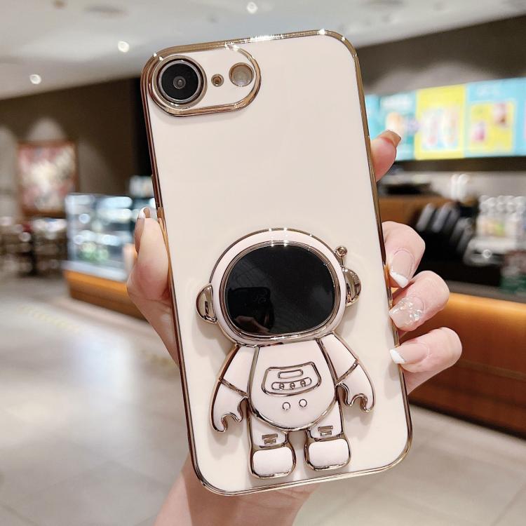 Ốp lưng điện thoại giữ hình phi hành gia mạ điện, dành cho iPhone 17e / 16e, dành cho iPhone 17 Pro Max, dành cho iPhone 17 Pro, dành cho iPhone 17, dành cho iPhone Air, dành cho iPhone 16 Pro Max, dành cho iPhone 16 Pro, dành cho iPhone 16 Plus