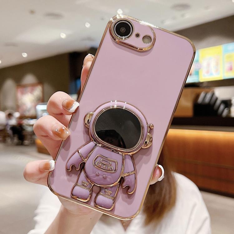 Ốp lưng điện thoại giữ hình phi hành gia mạ điện, dành cho iPhone 17e / 16e, dành cho iPhone 17 Pro Max, dành cho iPhone 17 Pro, dành cho iPhone 17, dành cho iPhone Air, dành cho iPhone 16 Pro Max, dành cho iPhone 16 Pro, dành cho iPhone 16 Plus