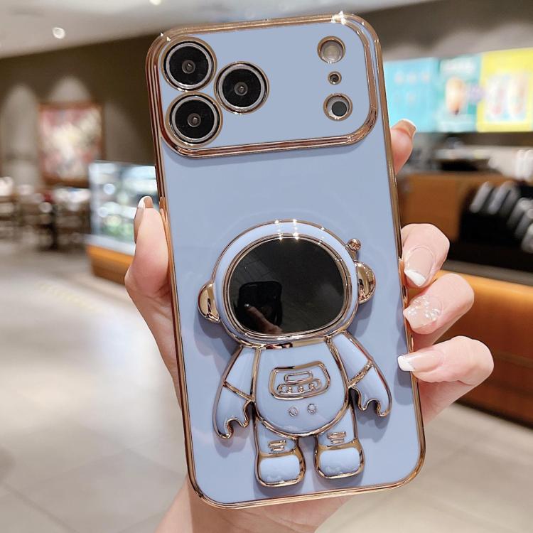Ốp lưng điện thoại giữ hình phi hành gia mạ điện, dành cho iPhone 17e / 16e, dành cho iPhone 17 Pro Max, dành cho iPhone 17 Pro, dành cho iPhone 17, dành cho iPhone Air, dành cho iPhone 16 Pro Max, dành cho iPhone 16 Pro, dành cho iPhone 16 Plus
