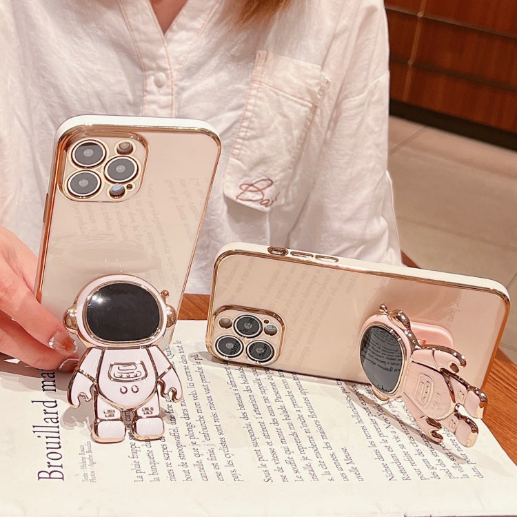 Ốp lưng điện thoại giữ hình phi hành gia mạ điện, dành cho iPhone 17e / 16e, dành cho iPhone 17 Pro Max, dành cho iPhone 17 Pro, dành cho iPhone 17, dành cho iPhone Air, dành cho iPhone 16 Pro Max, dành cho iPhone 16 Pro, dành cho iPhone 16 Plus