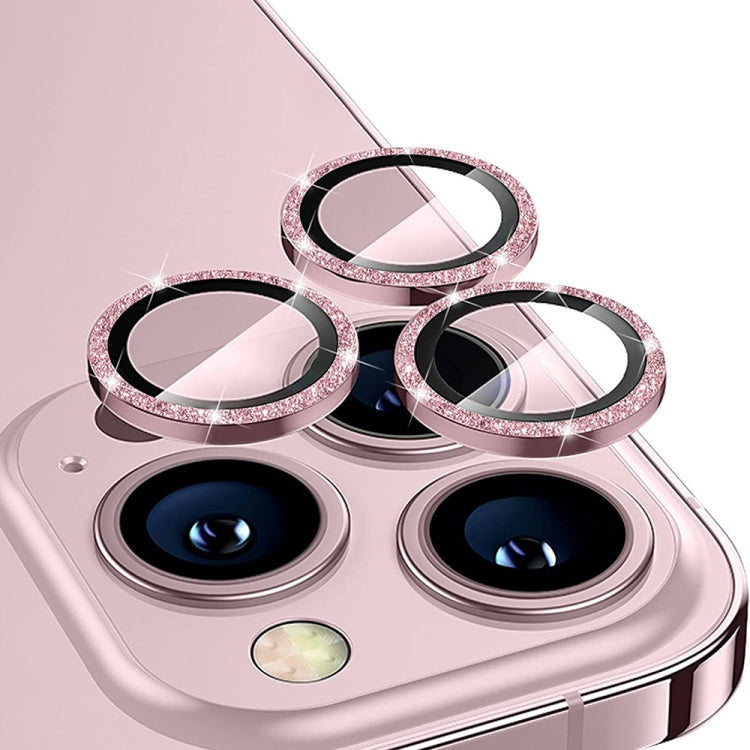ENKAY Hat-Prince Glitter Rear Lens Aluminium Alloy Tempered Glass Film, For iPhone 17 Pro / 17 Pro Max, For iPhone 17, For iPhone Air, For iPhone 15 Pro / 15 Pro Max, For iPhone 15 / 15 Plus