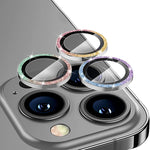 ENKAY Hat-Prince Glitter Rear Lens Aluminium Alloy Tempered Glass Film, For iPhone 17 Pro / 17 Pro Max, For iPhone 17, For iPhone Air, For iPhone 15 Pro / 15 Pro Max, For iPhone 15 / 15 Plus