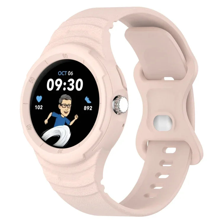 Dây đồng hồ silicone tích hợp họa tiết da, Dành cho Goolge Pixel Watch 2