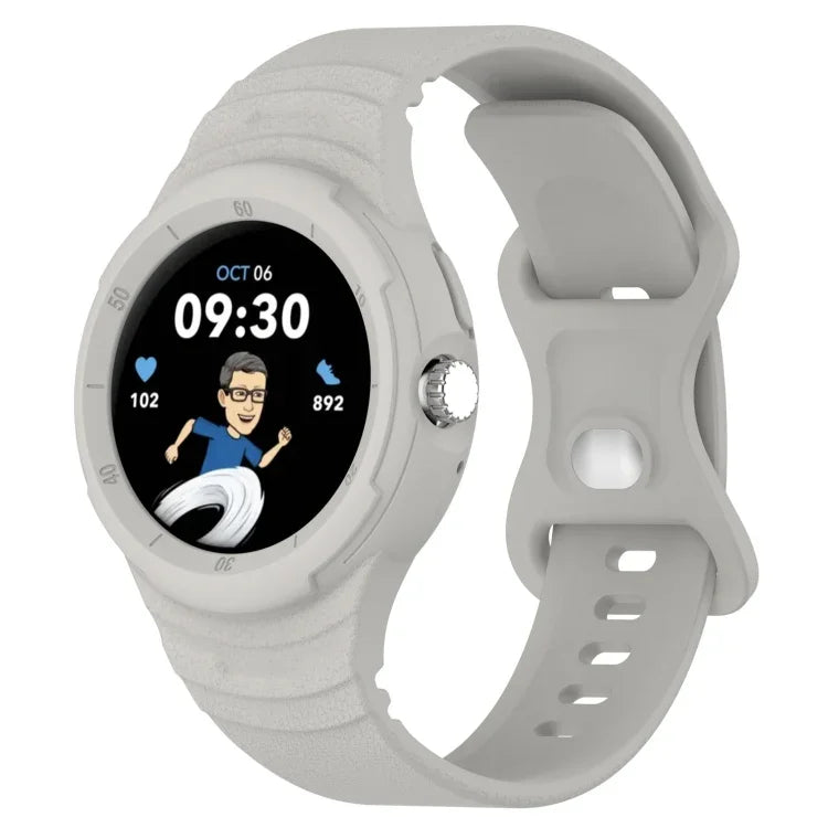 Dây đồng hồ silicone tích hợp họa tiết da, Dành cho Goolge Pixel Watch 2