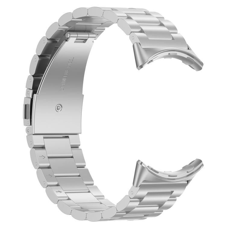 Dây đồng hồ kim loại thép không gỉ ba hạt, dành cho Google Pixel Watch 4 / 3 / 2 / 1 41mm