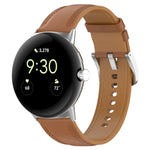 Dây đồng hồ da lớp trên thêu nổi, Dành cho Google Pixel Watch 4 / 3 / 2 / 1 41mm