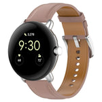 Dây đồng hồ da lớp trên thêu nổi, Dành cho Google Pixel Watch 4 / 3 / 2 / 1 41mm