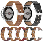 Dây đồng hồ da lớp trên thêu nổi, Dành cho Google Pixel Watch 4 / 3 / 2 / 1 41mm