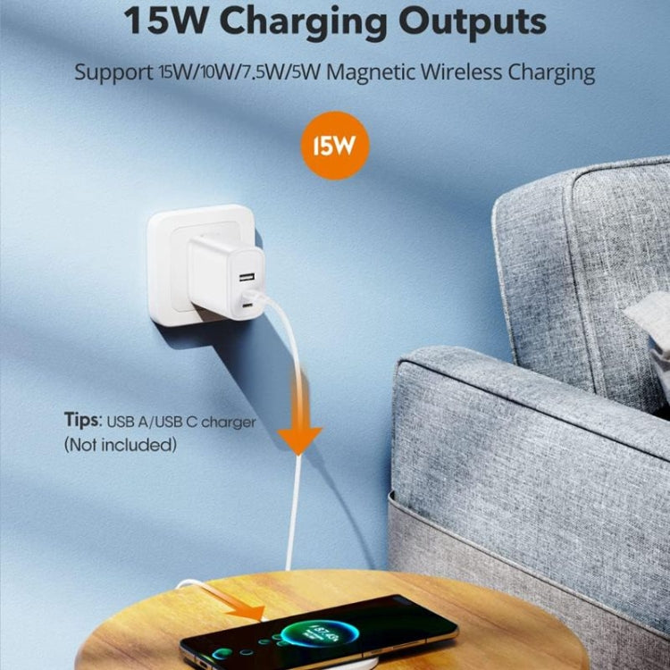 DS-WXC103 Bộ sạc không dây có nam châm MagSafe tối đa 15W cho iPhone 15/14/13 / AirPods Pro, không kèm adapter, WXC103