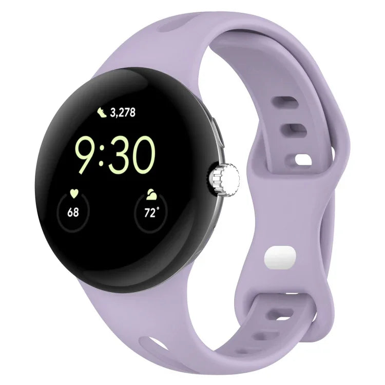 Dây đồng hồ silicone khóa bướm eo nhỏ, Dành cho Google Pixel Watch 4 / 3 / 2 / 1 41mm