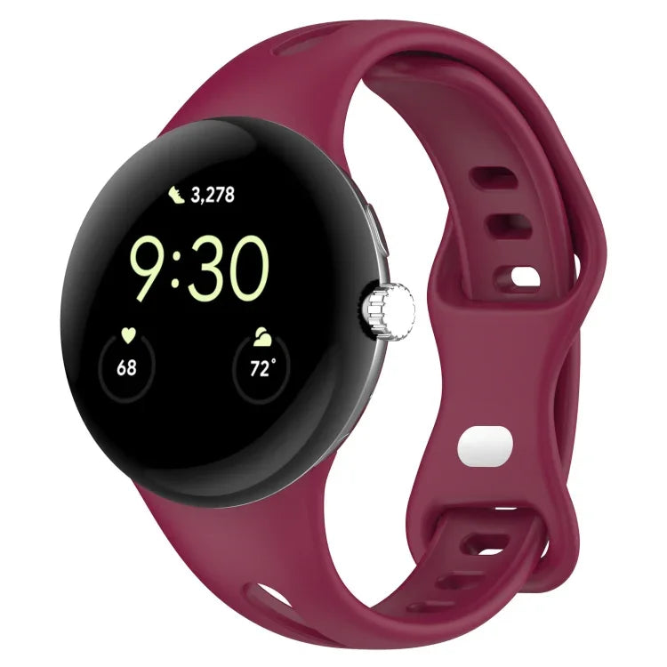 Dây đồng hồ silicone khóa bướm eo nhỏ, Dành cho Google Pixel Watch 4 / 3 / 2 / 1 41mm