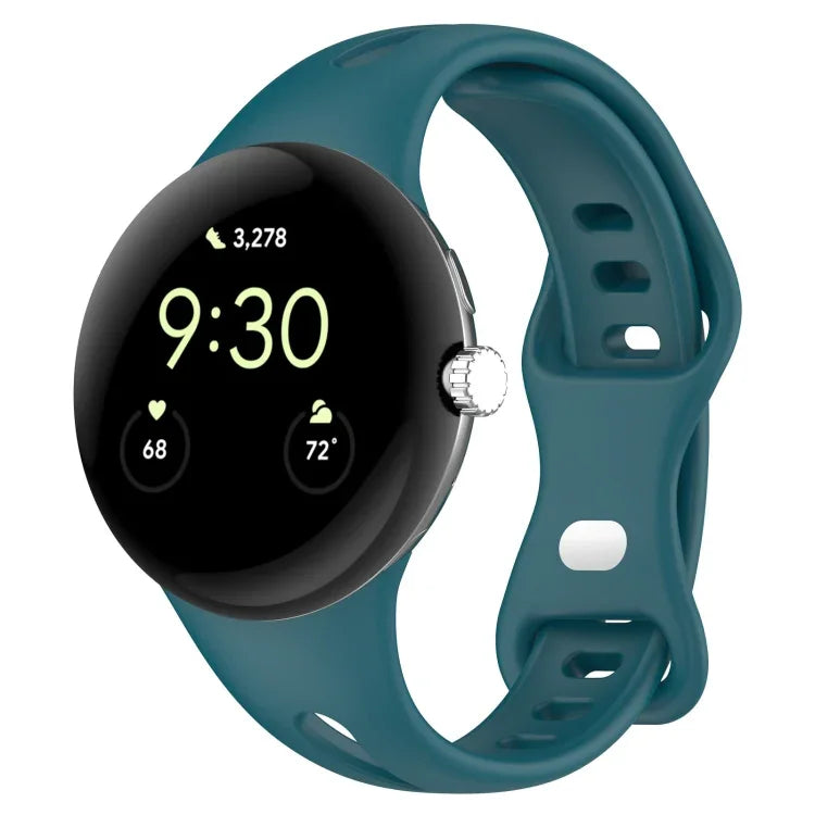 Dây đồng hồ silicone khóa bướm eo nhỏ, Dành cho Google Pixel Watch 4 / 3 / 2 / 1 41mm