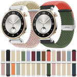 Integrated Buckle Braided Nylon Watch Band, For Huawei Watch GT4 41mm