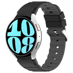Dây Đồng Hồ Silicone Hai Màu Ngang, Dành Cho Samsung Galaxy Watch 4, Dành Cho Samsung Galaxy Watch 4 Classic 46mm, Dành Cho Samsung Galaxy Watch 3 41mm