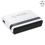 Máy chủ in không dây USB2.0 WAVLINK NU516U1 với LAN / Bridge WiFi 10 / 100Mbps, phích cắm Mỹ, Anh, EU, Úc