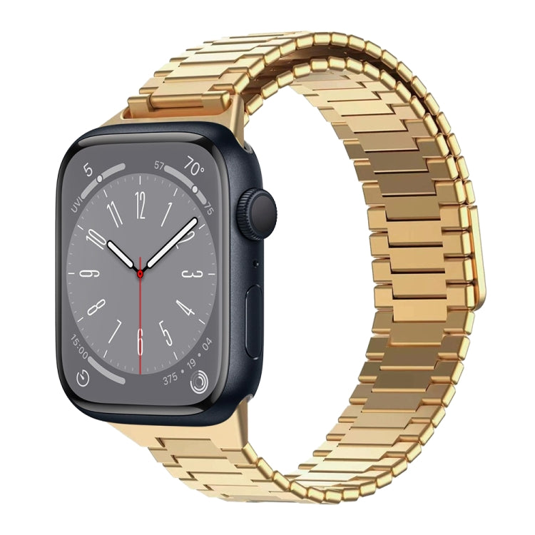Bamboo Magnetic Stainless Steel Metal Watch Strap, For Apple Watch Series 8 41mm, For Apple Watch Series 8 45mm, For Apple Watch SE 2022 40mm, For Apple Watch SE 2022 44mm, For Apple Watch Series 7 41mm, For Apple Watch Series 7 45mm