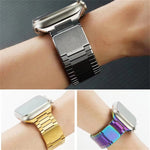 Bamboo Magnetic Stainless Steel Metal Watch Strap, For Apple Watch Series 6 40mm, For Apple Watch Series 6 44mm, For Apple Watch Series 5 44mm, For Apple Watch Series 5 40mm, For Apple Watch Series 4 44mm, For Apple Watch Series 4 40mm