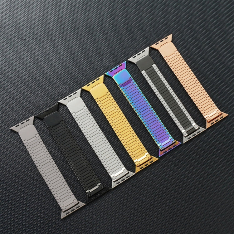 Bamboo Magnetic Stainless Steel Metal Watch Strap, For Apple Watch Series 6 40mm, For Apple Watch Series 6 44mm, For Apple Watch Series 5 44mm, For Apple Watch Series 5 40mm, For Apple Watch Series 4 44mm, For Apple Watch Series 4 40mm