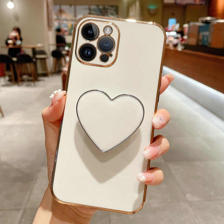 Ốp lưng điện thoại TPU kèm giá đỡ hình trái tim mạ điện, dành cho iPhone 14 Pro Max, iPhone SE 2022 / 2020 / 7 / 8, iPhone 13 Pro Max, iPhone 13 Pro, iPhone 13, iPhone 13 mini, iPhone 12, iPhone 12 Pro Max