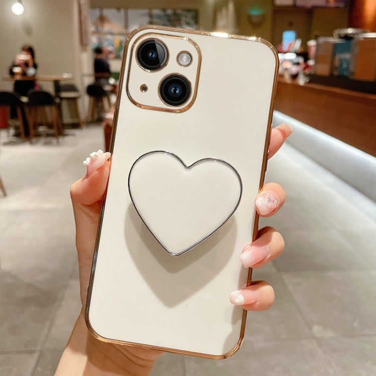 Ốp lưng điện thoại TPU kèm giá đỡ hình trái tim mạ điện, dành cho iPhone 14 Pro Max, iPhone SE 2022 / 2020 / 7 / 8, iPhone 13 Pro Max, iPhone 13 Pro, iPhone 13, iPhone 13 mini, iPhone 12, iPhone 12 Pro Max
