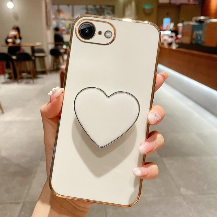 Ốp lưng điện thoại TPU kèm giá đỡ hình trái tim mạ điện, dành cho iPhone 14 Pro Max, iPhone SE 2022 / 2020 / 7 / 8, iPhone 13 Pro Max, iPhone 13 Pro, iPhone 13, iPhone 13 mini, iPhone 12, iPhone 12 Pro Max
