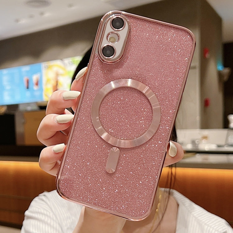 Ốp điện thoại TPU MagSafe mạ điện kim tuyến, dành cho iPhone 11 Pro Max, dành cho iPhone 11, dành cho iPhone 11 Pro, dành cho iPhone X / XS, dành cho iPhone XR, dành cho iPhone XS Max