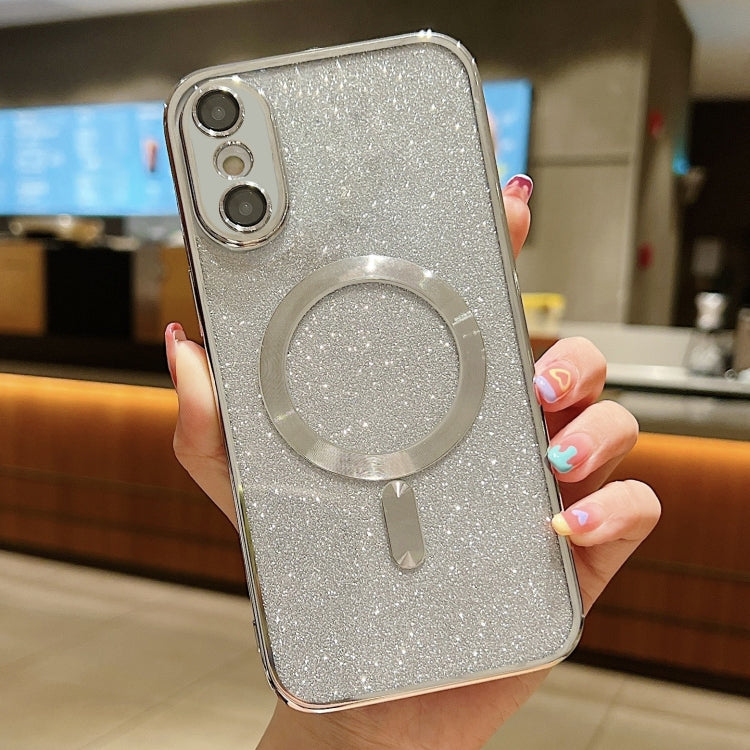 Ốp điện thoại TPU MagSafe mạ điện kim tuyến, dành cho iPhone 11 Pro Max, dành cho iPhone 11, dành cho iPhone 11 Pro, dành cho iPhone X / XS, dành cho iPhone XR, dành cho iPhone XS Max