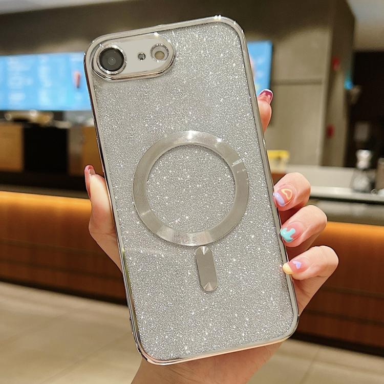 Ốp lưng điện thoại TPU MagSafe mạ điện lấp lánh, dành cho iPhone 17e / 16e, iPhone 17 Pro Max, iPhone 17 Pro, iPhone 17, iPhone Air, iPhone 16 Pro Max