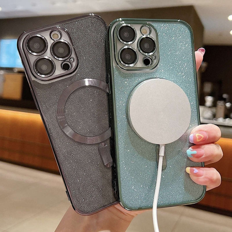 Ốp lưng điện thoại TPU MagSafe mạ điện lấp lánh, dành cho iPhone 17e / 16e, iPhone 17 Pro Max, iPhone 17 Pro, iPhone 17, iPhone Air, iPhone 16 Pro Max
