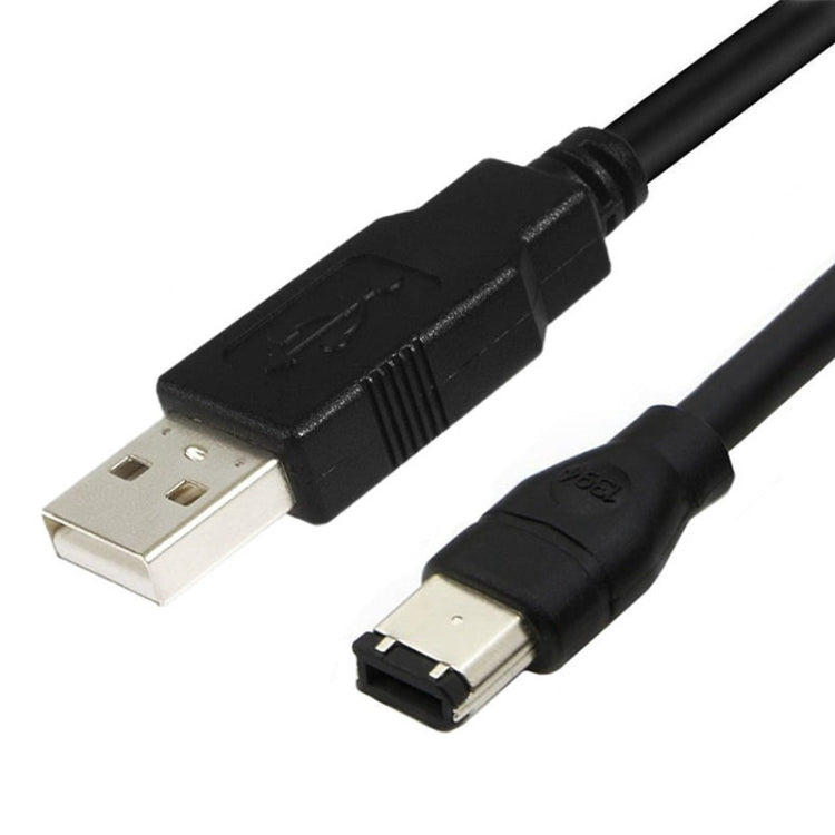 Cáp chuyển đổi JUNSUNMAY Firewire IEEE 1394 6 chân đực sang USB 2.0 đực, dài 1.8m, 3m, 4.5m