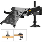 Giá đỡ máy tính để bàn NB H100-FP cho cơ chế lò xo khí 10-17 inch chuyển động toàn phần VESA, NB H100-FP