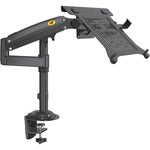 Giá đỡ máy tính để bàn NB H100-FP cho cơ chế lò xo khí 10-17 inch chuyển động toàn phần VESA, NB H100-FP