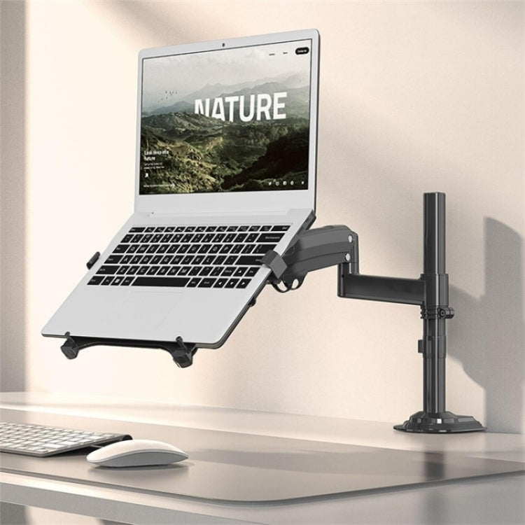 Giá đỡ máy tính để bàn NB H100-FP cho cơ chế lò xo khí 10-17 inch chuyển động toàn phần VESA, NB H100-FP