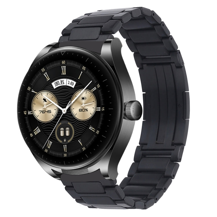 H-Shaped Folding Buckle Stainless Steel Metal Watch Band, For Huawei Watch GT4 46mm, For Huawei Watch 4 / 4 Pro, For Huawei Watch Ultimate / Buds, For Huawei Watch GT3 SE, For Huaei Watch 3 Pro New, For Huawei Watch GT3 Pro 46mm / Watch GT3 46mm       ...