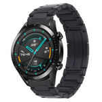H-Shaped Folding Buckle Stainless Steel Metal Watch Band, For Huawei Watch GT4 46mm, For Huawei Watch 4 / 4 Pro, For Huawei Watch Ultimate / Buds, For Huawei Watch GT3 SE, For Huaei Watch 3 Pro New, For Huawei Watch GT3 Pro 46mm / Watch GT3 46mm       ...