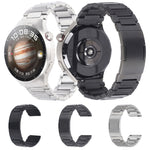 H-Shaped Folding Buckle Stainless Steel Metal Watch Band, For Huawei Watch GT4 46mm, For Huawei Watch 4 / 4 Pro, For Huawei Watch Ultimate / Buds, For Huawei Watch GT3 SE, For Huaei Watch 3 Pro New, For Huawei Watch GT3 Pro 46mm / Watch GT3 46mm       ...