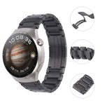 H-Shaped Folding Buckle Stainless Steel Metal Watch Band, For Huawei Watch GT4 46mm, For Huawei Watch 4 / 4 Pro, For Huawei Watch Ultimate / Buds, For Huawei Watch GT3 SE, For Huaei Watch 3 Pro New, For Huawei Watch GT3 Pro 46mm / Watch GT3 46mm       ...
