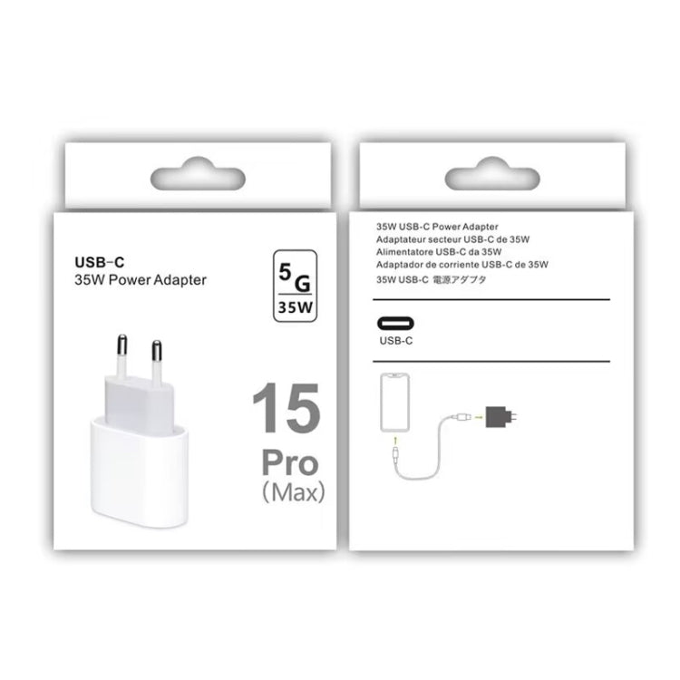 Bộ sạc cổng USB-C / Type-C PD35W cho dòng iPhone / iPad, phích cắm EU