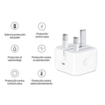 Sạc PD35W cổng USB-C / Type-C kèm cáp dữ liệu Type-C dài 1m, phích cắm UK, phích cắm UK + cáp Type-C