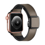 Dây đồng hồ silicone PU khóa vuông nam châm gập, Dành cho Apple Watch Series 4 44mm, Dành cho Apple Watch Series 4 40mm, Dành cho Apple Watch Series 3 38mm, Dành cho Apple Watch Series 3 42mm